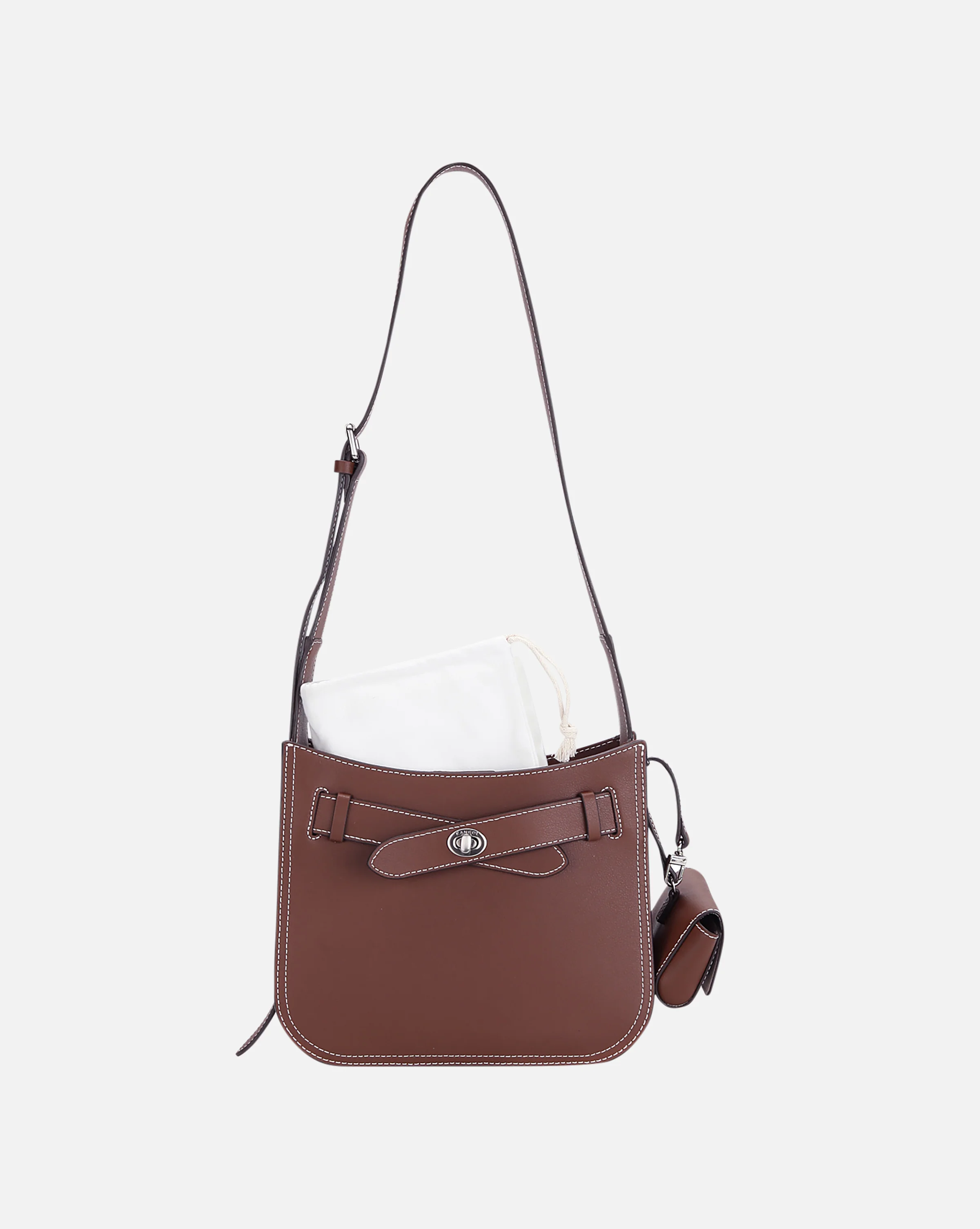 Luna Leather Cross Bag - Image 4