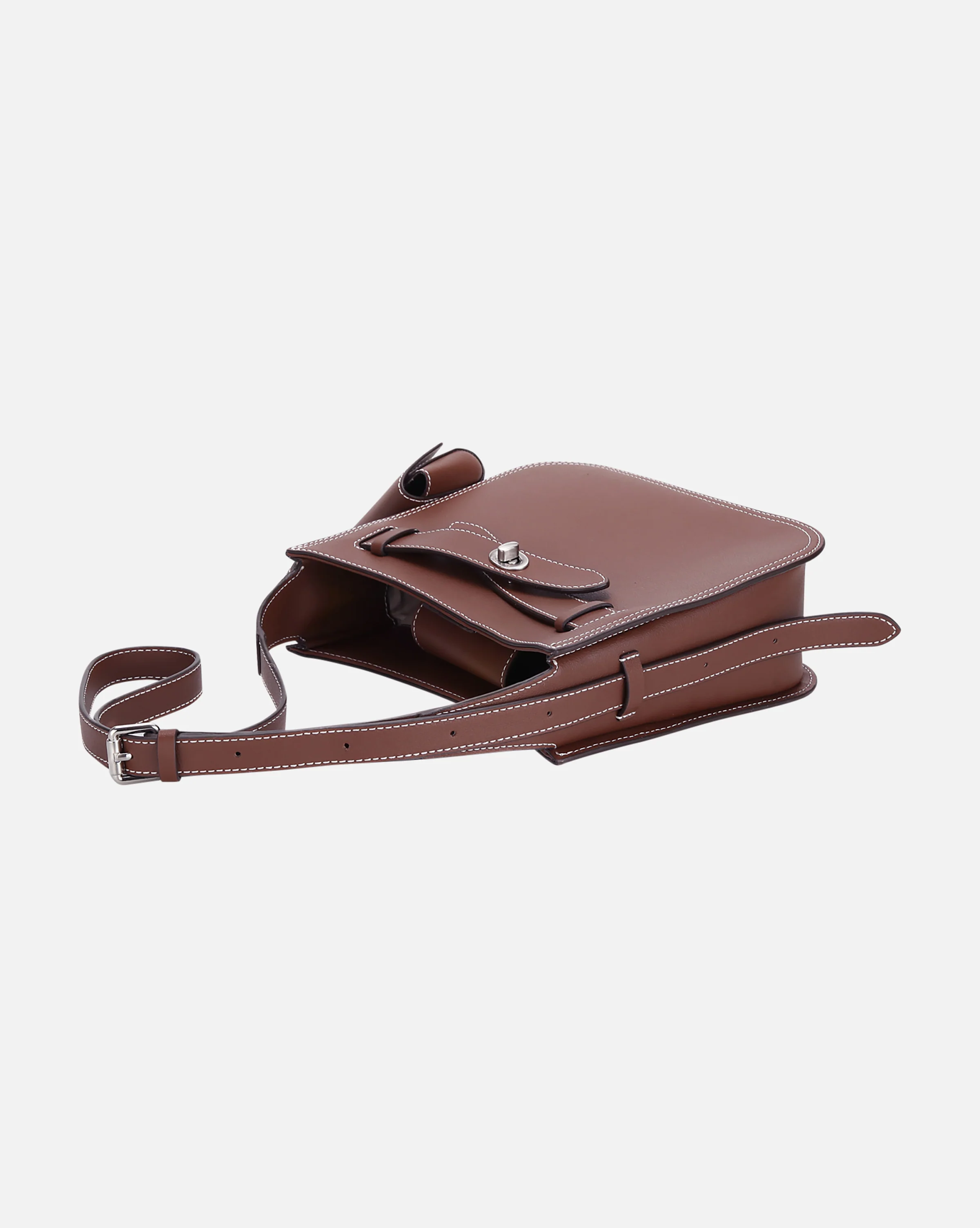 Luna Leather Cross Bag - Image 9